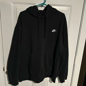 Men’s XXL Black Nike Sportswear Club Fleece Pullover Hoodie